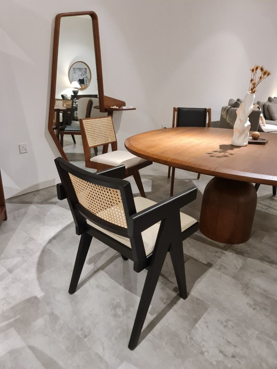 FOREST ARM DINING CHAIR WITH CUSHION SEAT