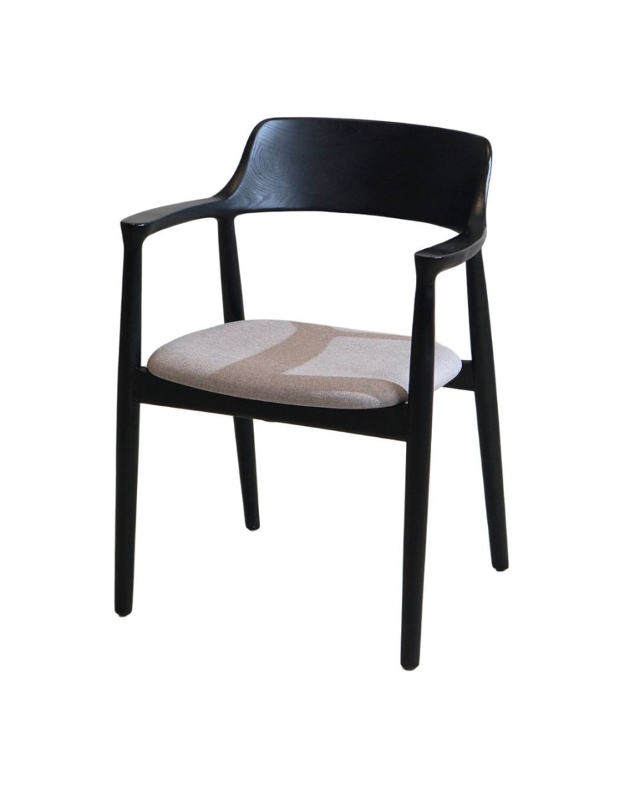 TAKASHI WITH FIXED CUSHION DINING CHAIR