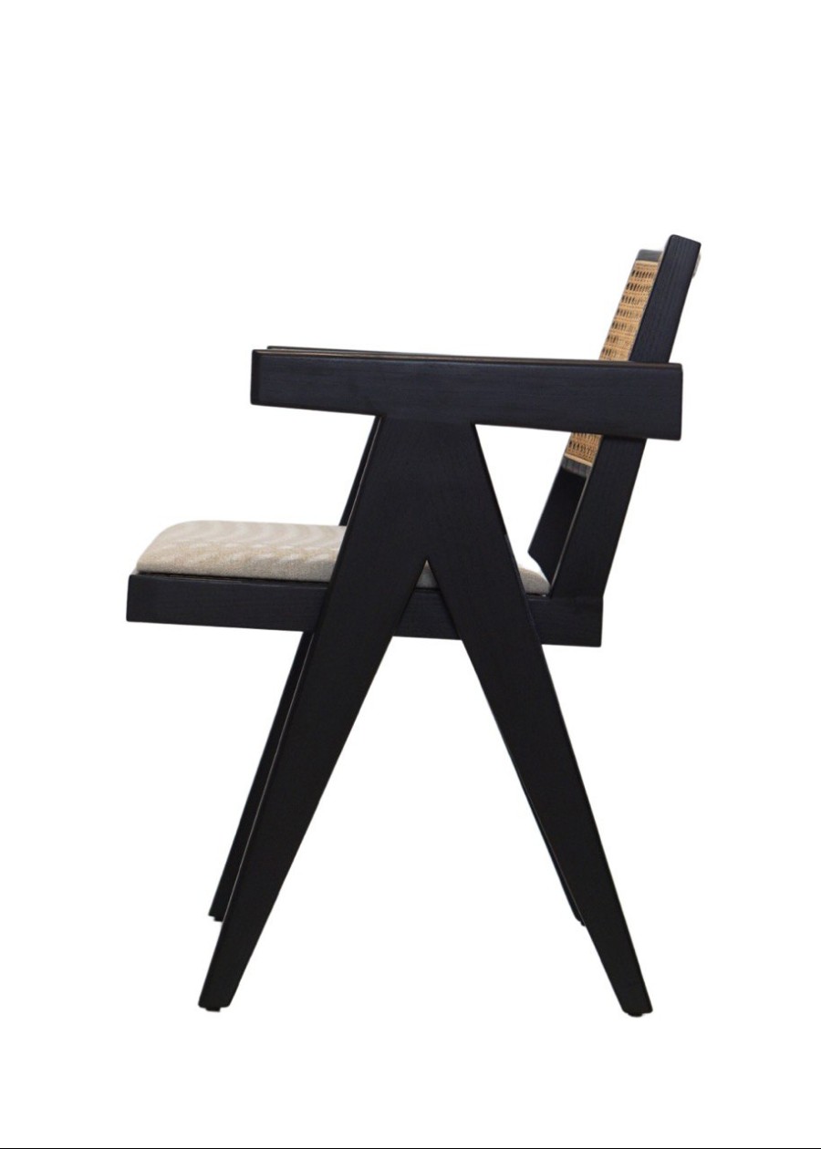 FOREST ARM DINING CHAIR WITH CUSHION SEAT