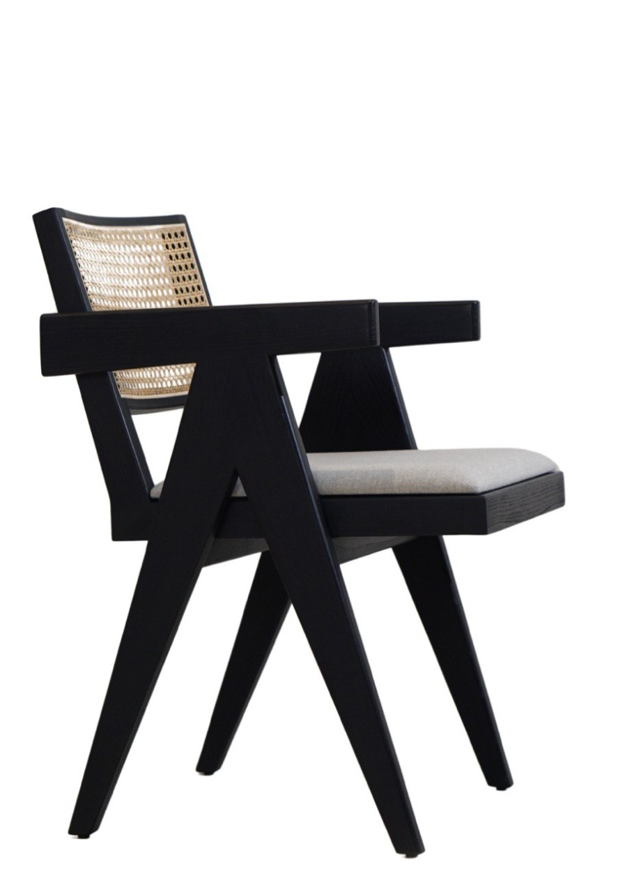 FOREST ARM DINING CHAIR WITH CUSHION SEAT