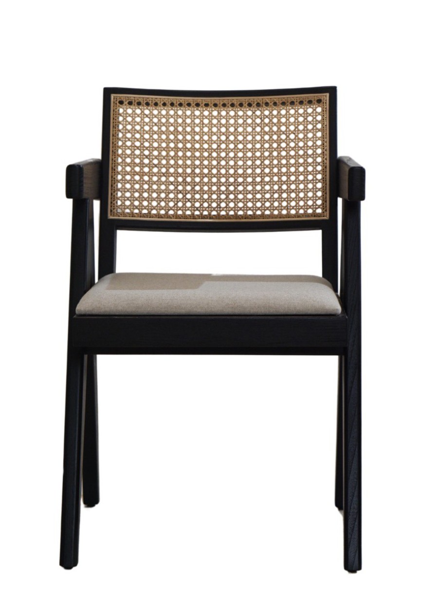 FOREST ARM DINING CHAIR WITH CUSHION SEAT