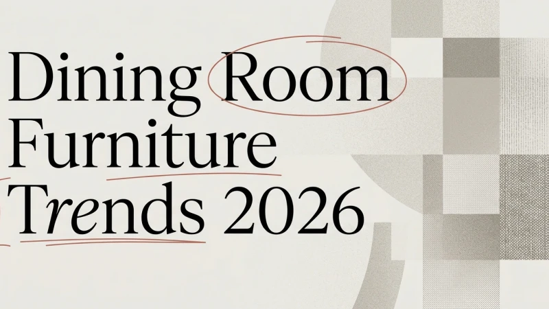 Contemporary Dining Room Furniture Trends 2026