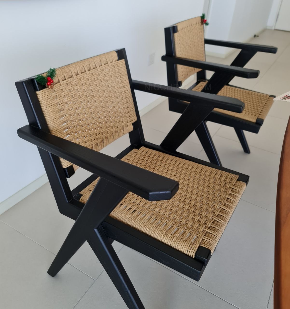Jute Dining Chair Premium and Designer Furniture Nicchris