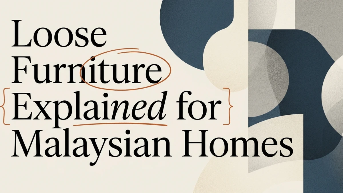 Loose Furniture Explained for Malaysian Homes