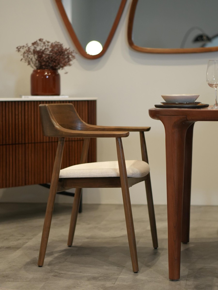 HARUTO WITH FIXED CUSHION DINING CHAIR
